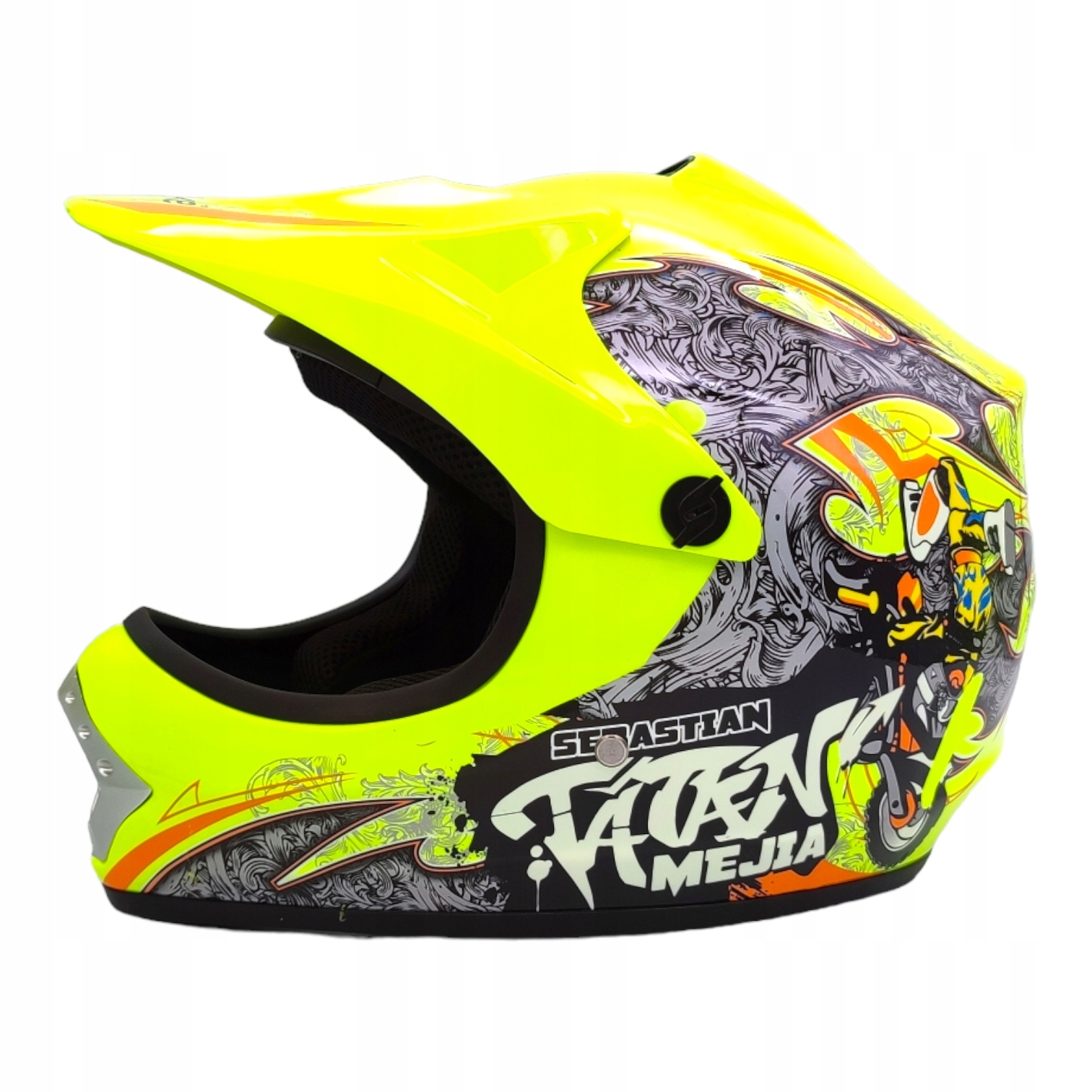 KASK DLA DZIECKA DZIECIĘCY CROSS ROWER NA CROSSA QUADA LEKKI XS ZESTAW Rozmiar XS