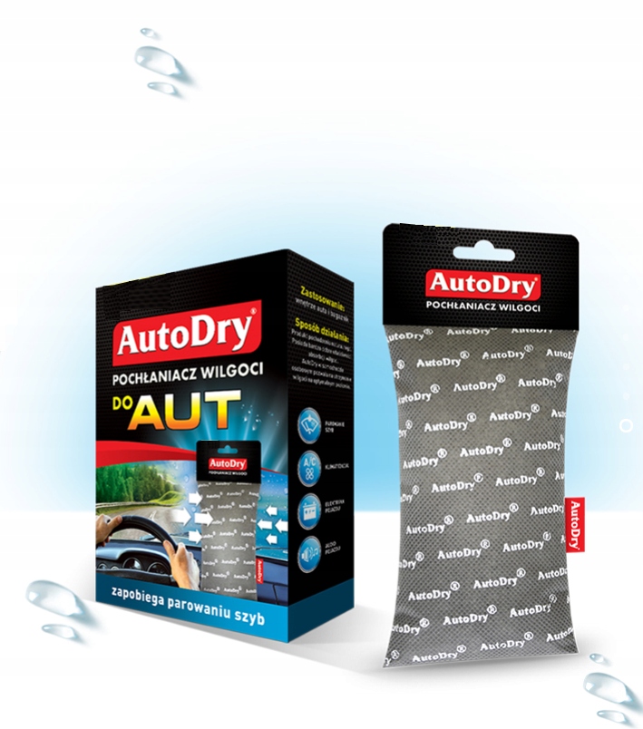 AUTODRY POCHŁANIACZ WILGOCI ZAPACHÓW DO SAMOCHODÓW