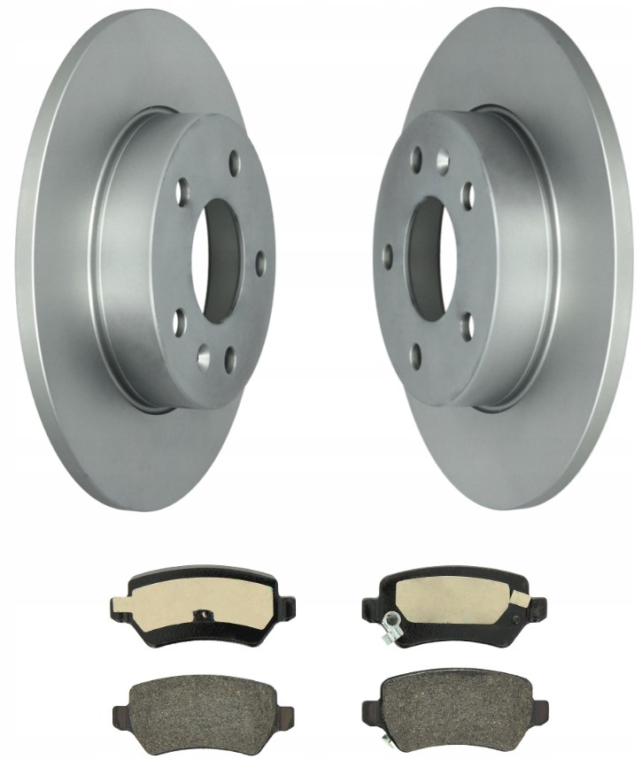 2× ШАПКА 05315 замінник Hart 215 626 Диск гальмівний зад. Opel Astra G 9117772 + Комплект колодок гальмівних зад. Opel Astra G Hart 220 167