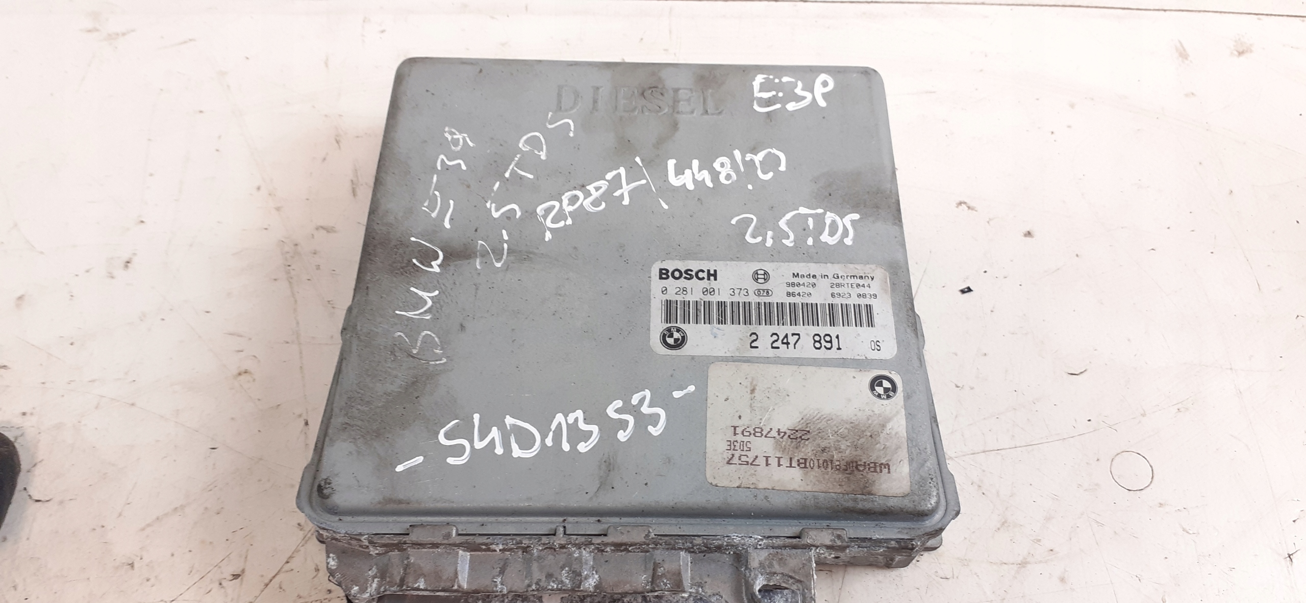 BMW E39 2.5TDS computer Motore 0281001373 2247891