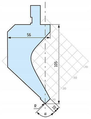 STEMPEL do prasy krawędziowej TYP AMADA/835-s/NOWY
