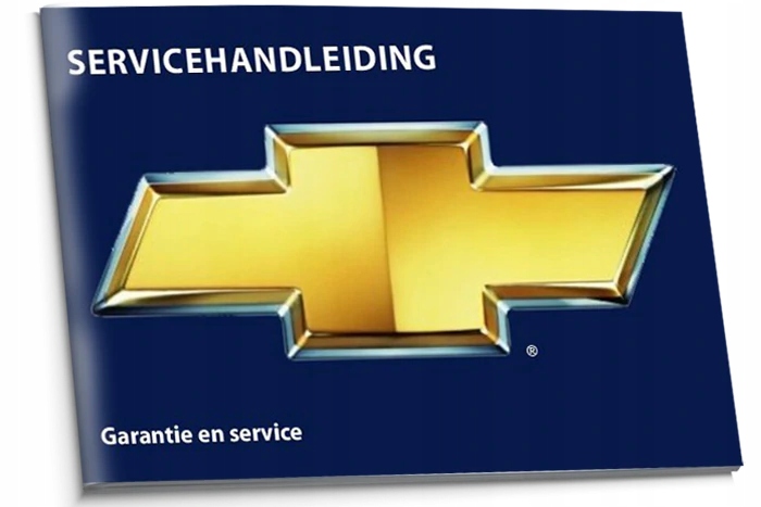 Chevrolet Nizozemská čistá servisní kniha