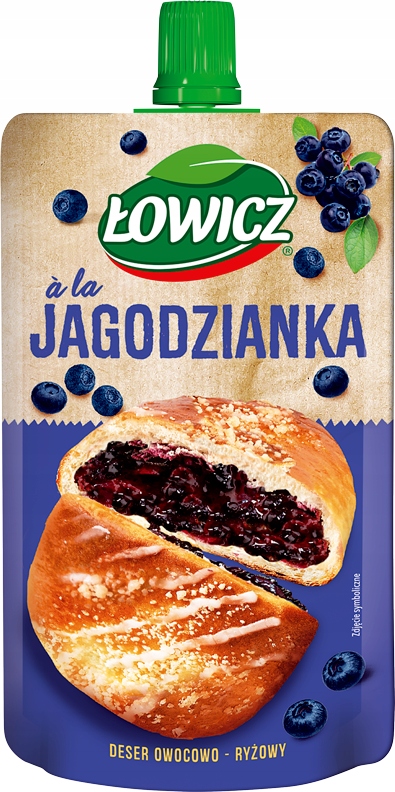 Levně 17X Łowicz Ovocno-rýžový dezert a'la borůvka 100 g