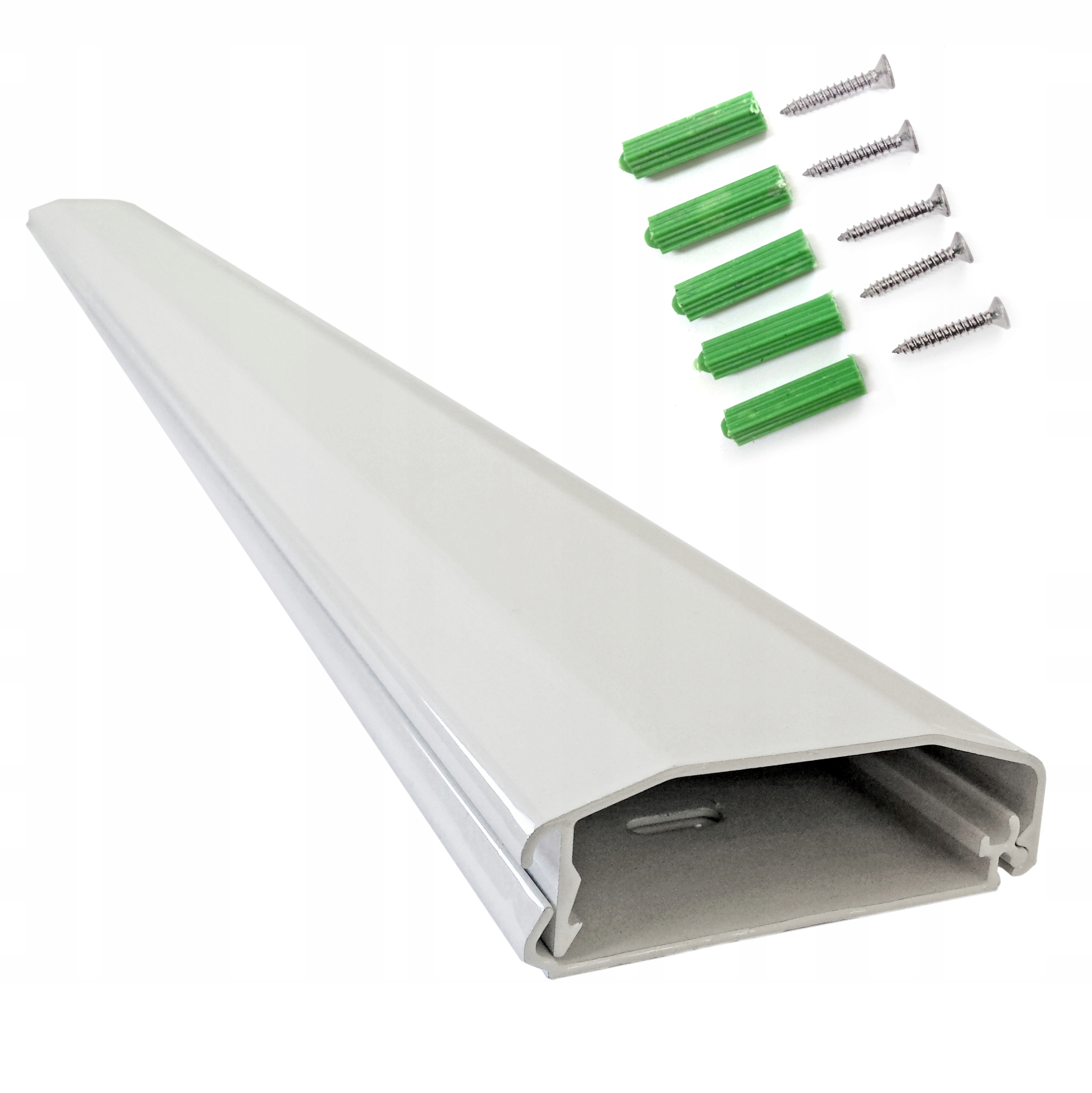 

Aluminiowa Maskownica kabli 75cm System Click-Lock