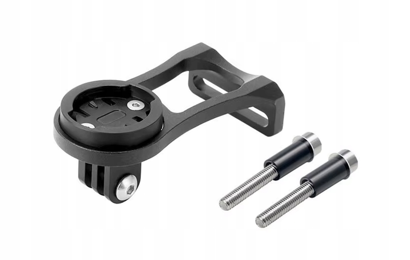 Aluminiowy uchwyt na mostek do licznika Garmin Bryton GoPro Cateye Lampka
