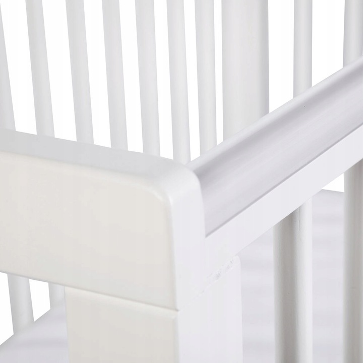 ŁÓŻECZKO DREWNIANE MEBLE KLUPŚ TIMI BIAŁE 60x120 Bohater brak