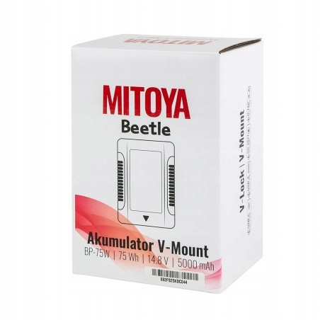 V-Mount Mitoya Beetle BP-75W 5000mAh baterie 14,8V