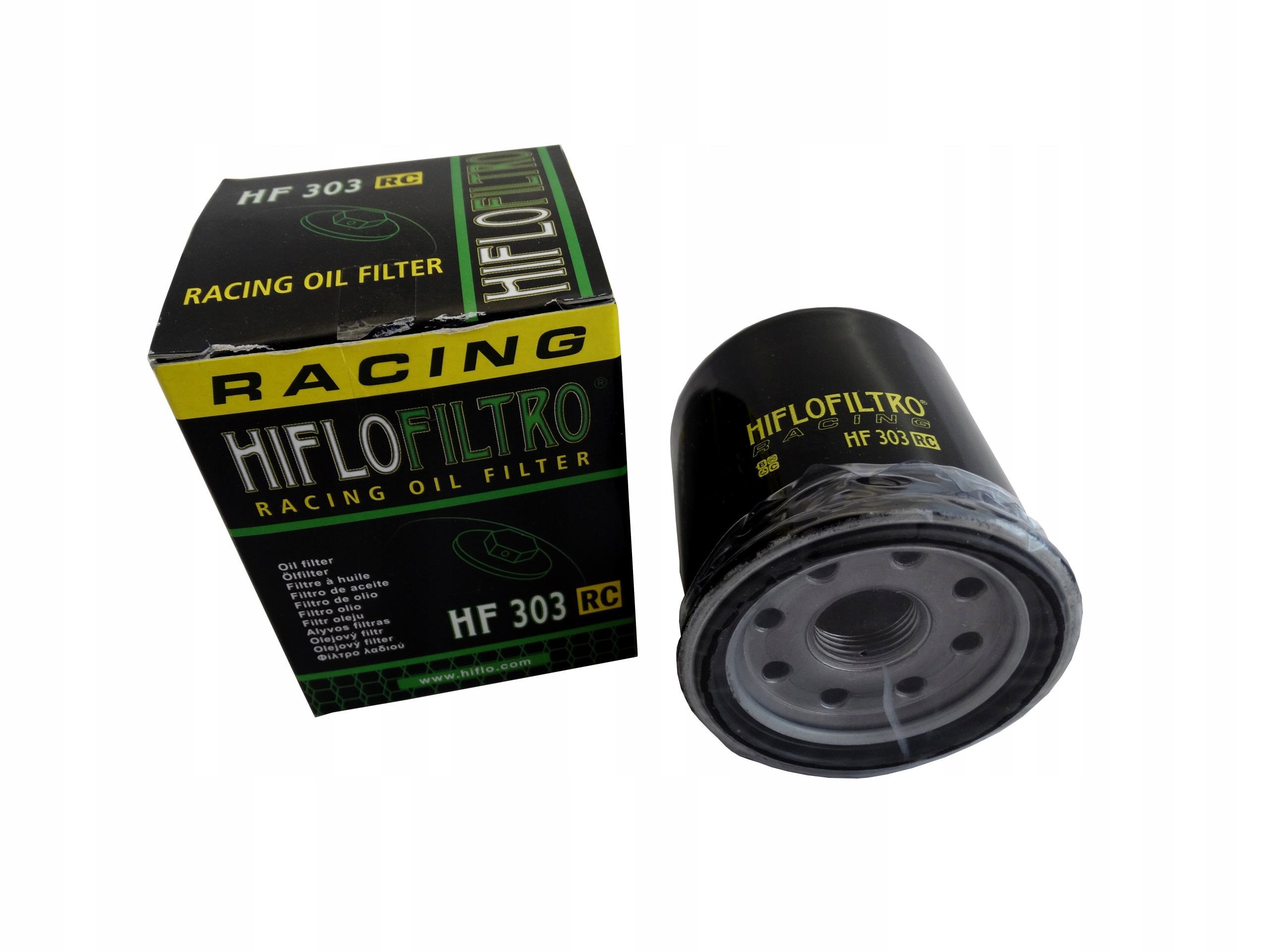 FILTR OLEJU HIFLO HF303RC - HONDA,KAWASAKI,YAMAHA