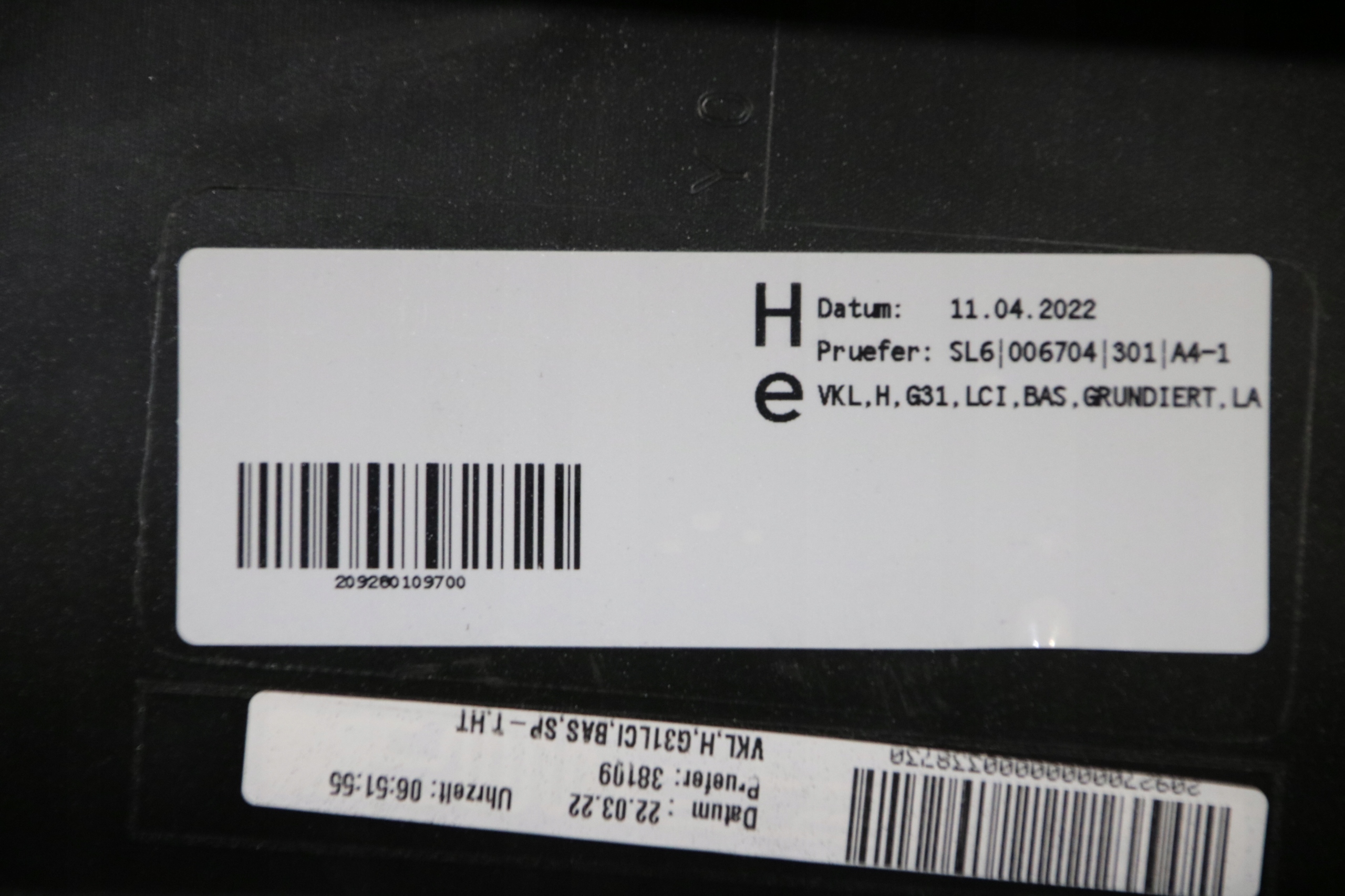 BMW G31 LCI bumper rear part rear 6xPDC A83