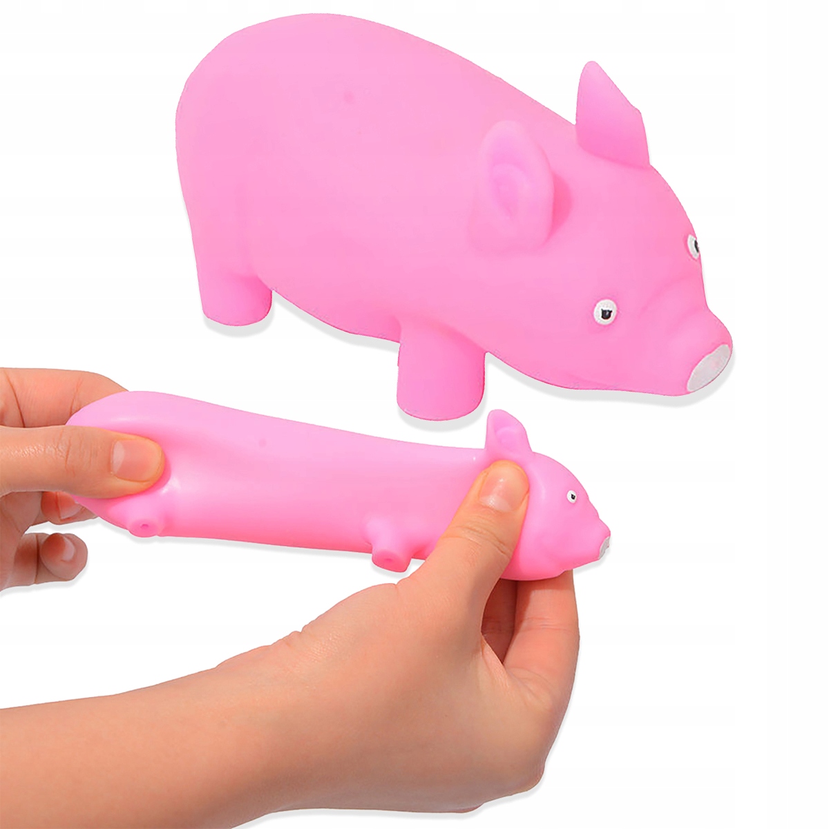 GNIOTEK ŚWINKA PIASKOWA ANTYSTRESOWA SENSORYCZNA ROZCIĄGANA PRANK KOLOR