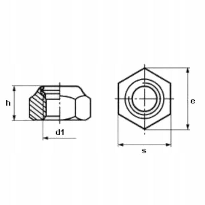 NAKRĘTKA NIERDZEWNA SAMOHAMOWNA M3 ŚRUBA 30SZT Kolor srebrny