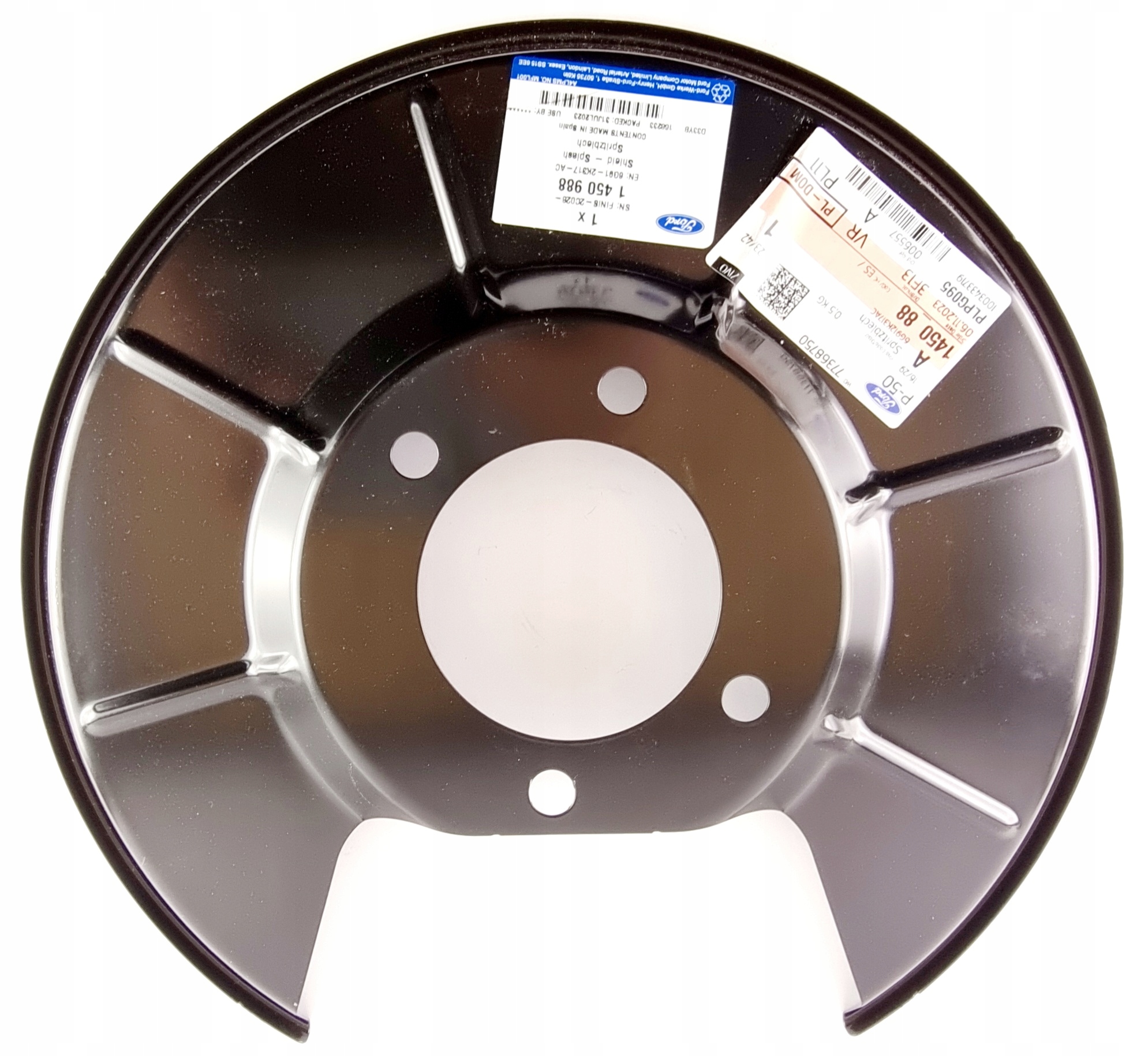 Kryt Brzdového Kotouče Levý Zadní Kuga Focus- 1450988 6G91-2K317-AC