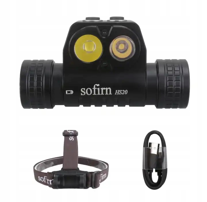 Latarka Sofirn HS20 Usb C Akumulatorowy reflektor Led 18650 Mocny 2700lm