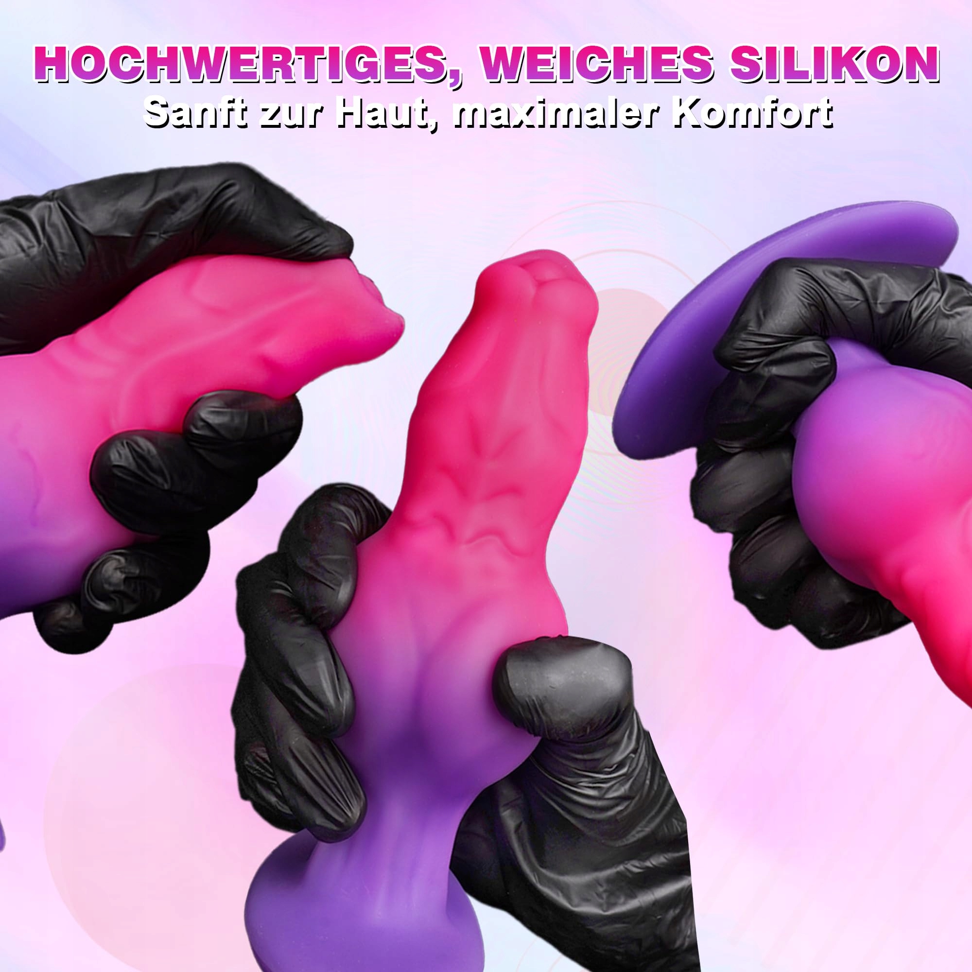 MONSTER FANTASY Dildo Analny XXL Silikonowy Korek Dla Par Analsex — miniatura 5