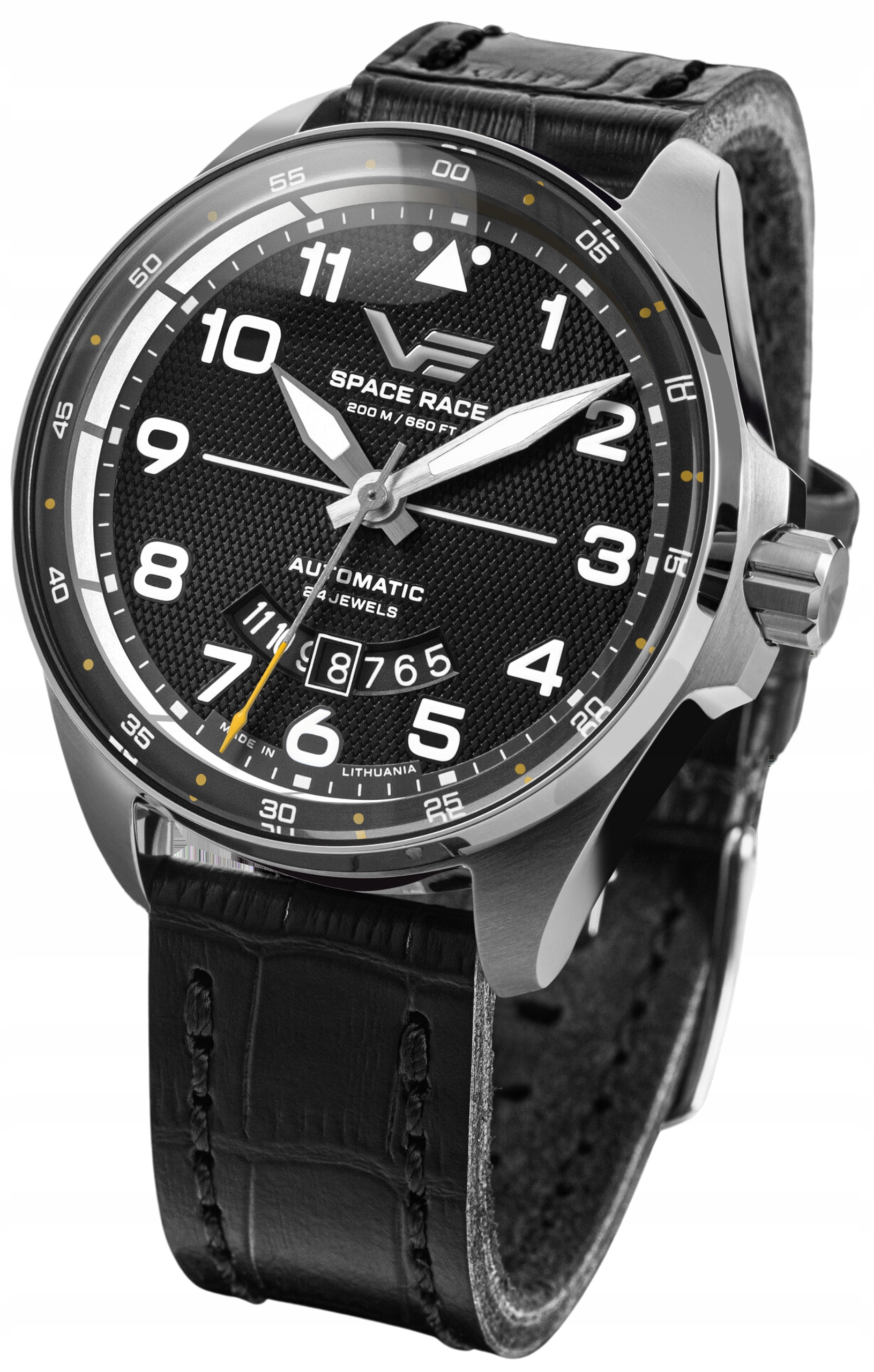 Nové Originální Pánské hodinky Vostok Europe NH35A-325A745 Space Race Black