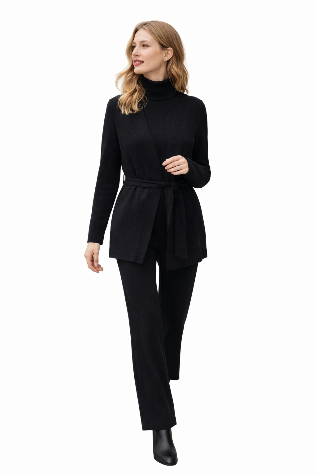 Černý Dámský Pruhovaný Komplet S/m I3A