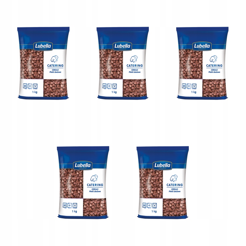 Obilné vločky s čokoládovou příchutí Lubella Catering 1 kg X5
