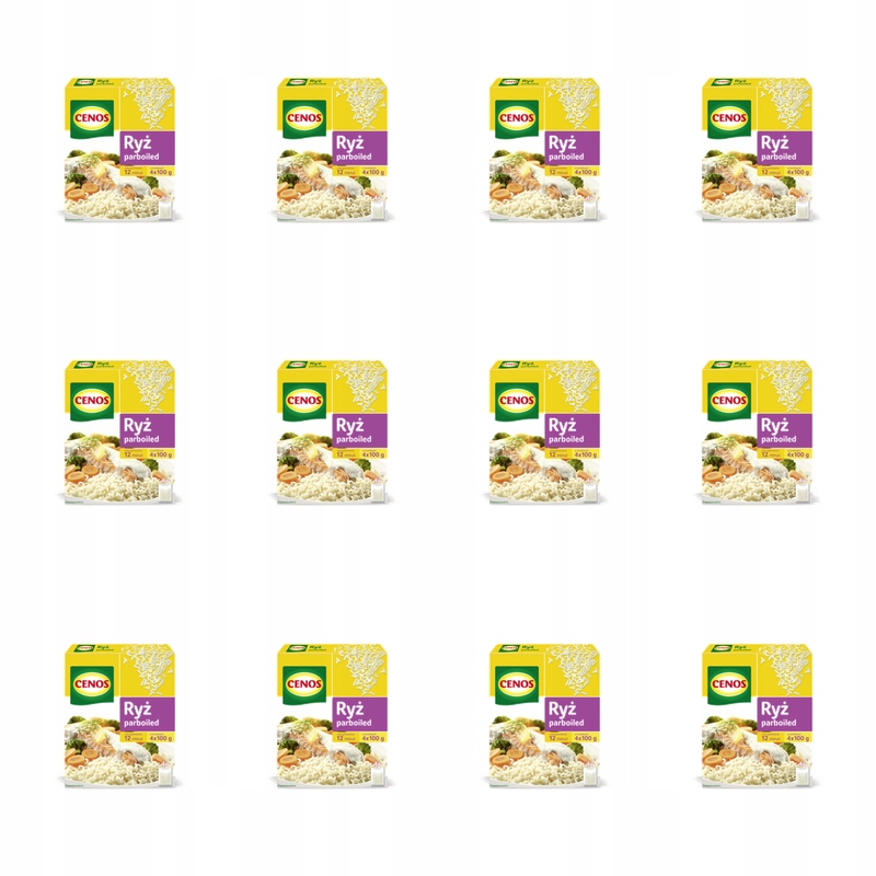 Rýže Parboiled 4 x 100 g Cenos X12