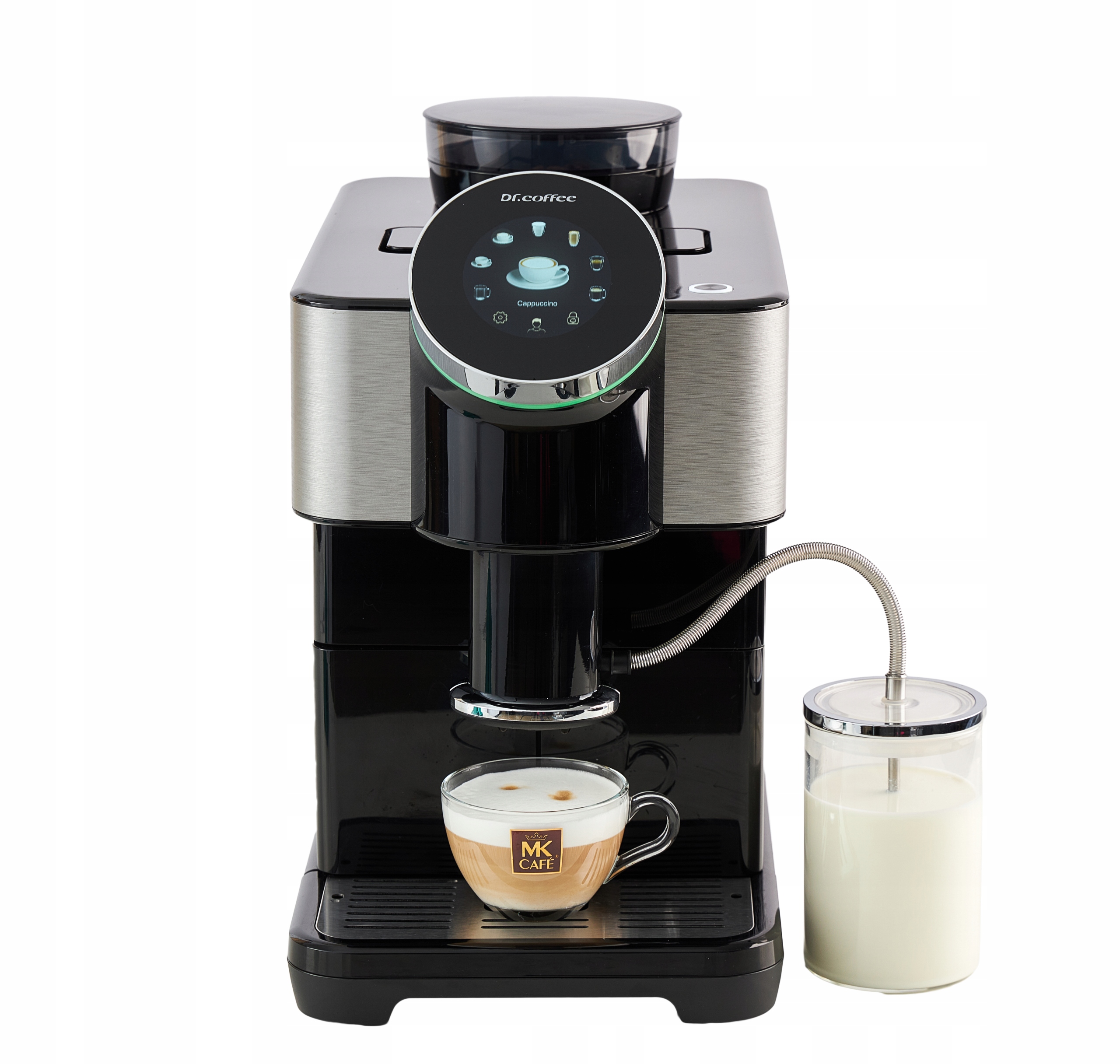 Dr Coffee H2 Automatyczny ekspres ciśnieniowy 1450 W czarny
