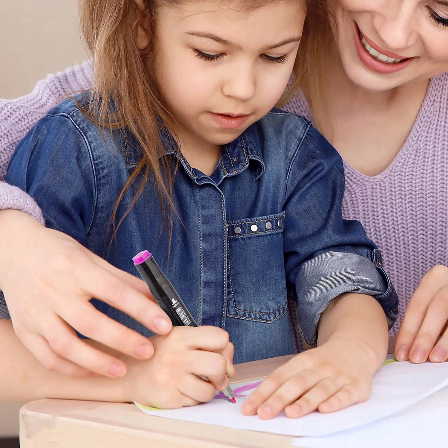 MARKERY ALKOHOLOWE 80 SZT Flamastry Mazaki Pisaki Dwustronne TORBA +GRATIS Kod producenta do malowania rysowania prezent dziecka kredki