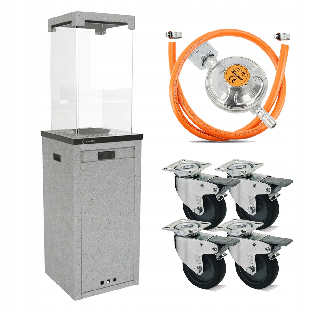 Terasový ohrievač Patio Light Granito Kratki