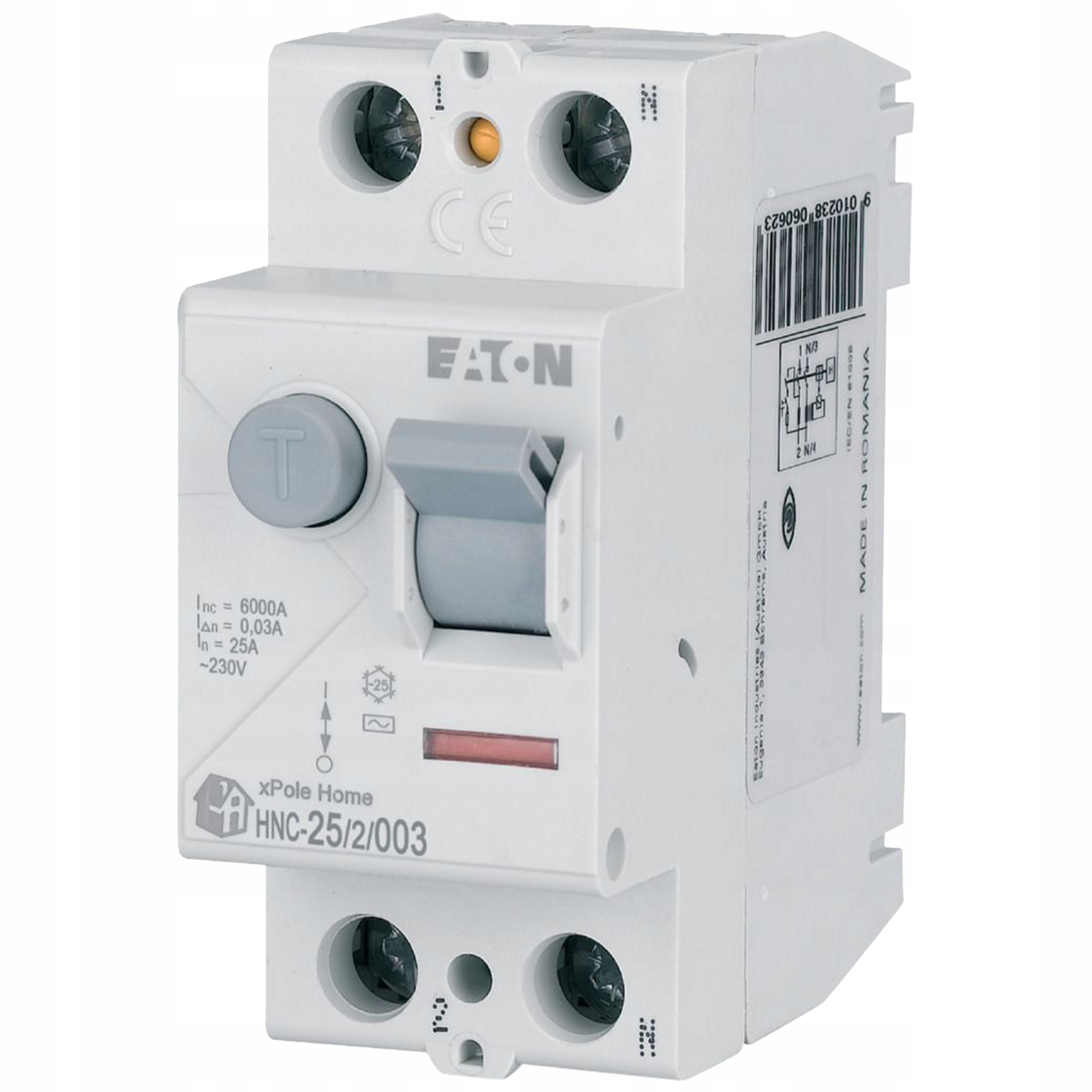 Eaton Diferenciálně Proudový Spínač 2P xPole Home HNC-25/2/003 Eaton 194690