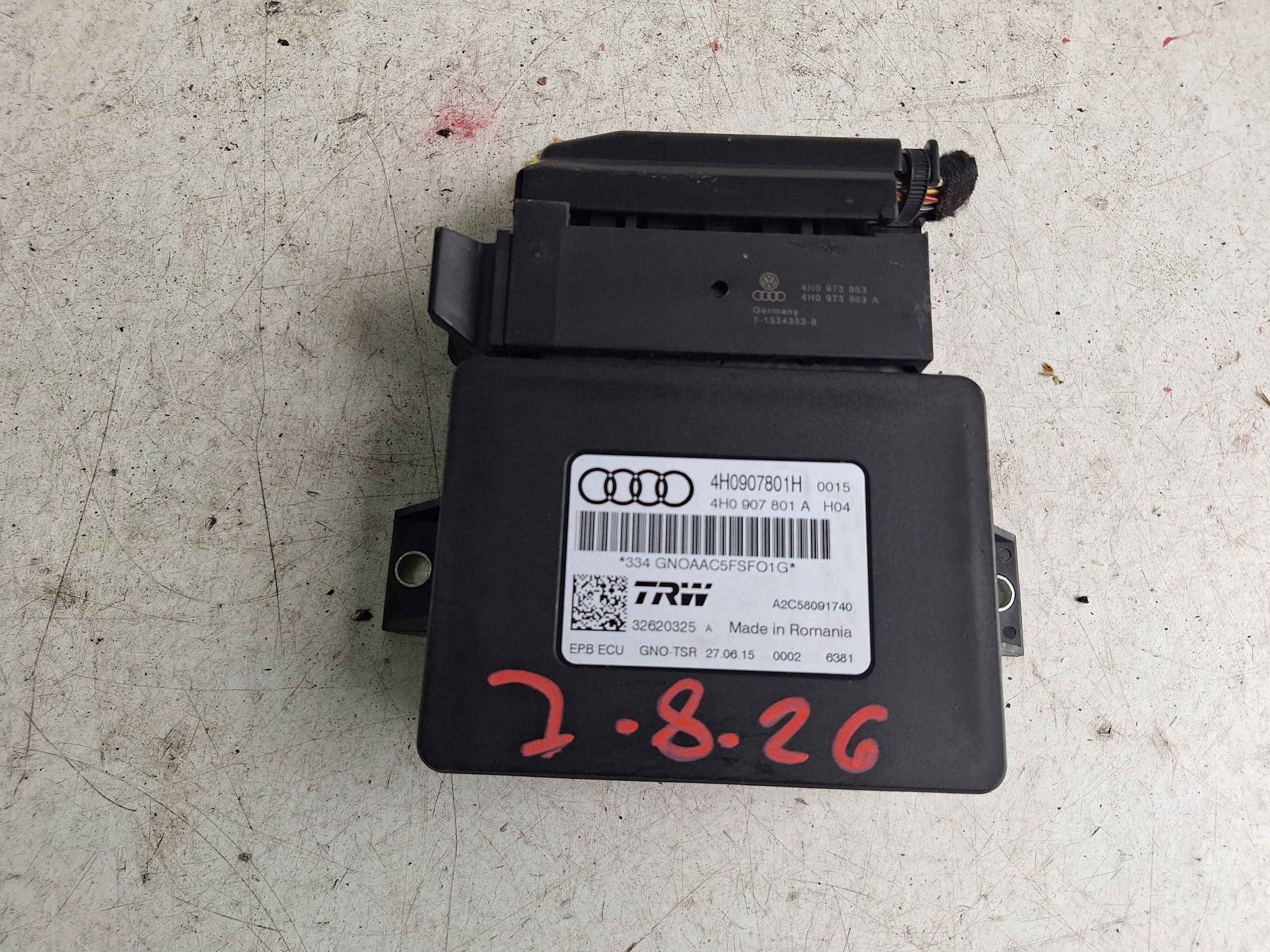 AUDI A6 C7 LIFT AVANT 14-18 Module Frein 4H0907801H