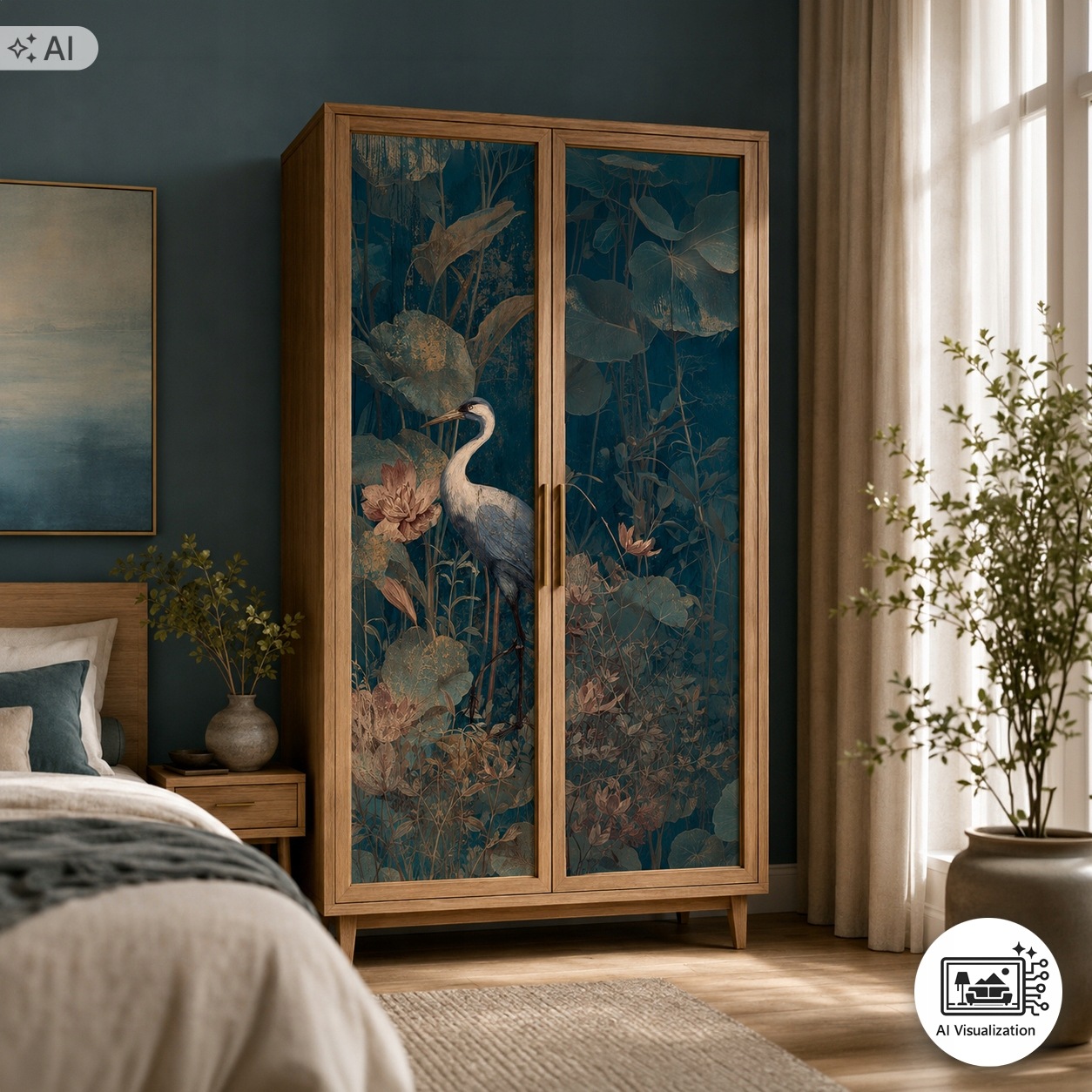 Sada nábytkového papíru moruše na decoupage FPA1071 Botanical Boudoir