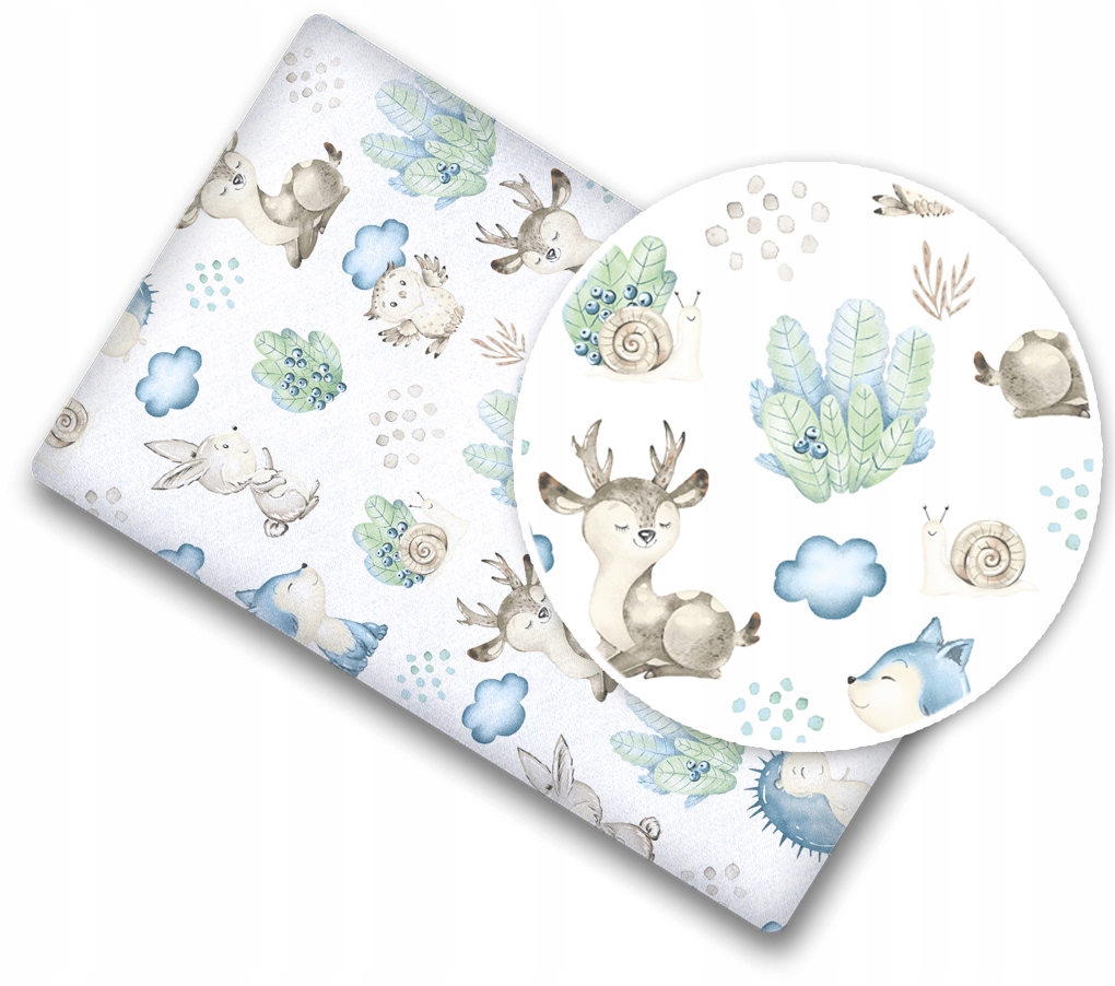 PRZEŚCIERADŁO DO ŁÓŻECZKA 120x60 Z GUMKĄ BAWEŁNA 100% BABYMAM