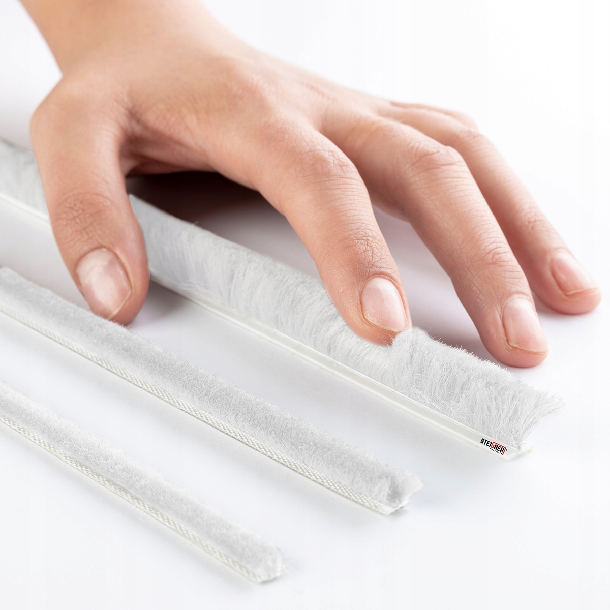 Przeciwkurzowa uszczelka szczotkowa biała 8mm 15m Długość (cm) 1500