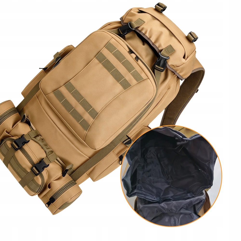 Plecak Turystyczny 100L Uniwersalny Do Gór Polowania I Długich Podróży