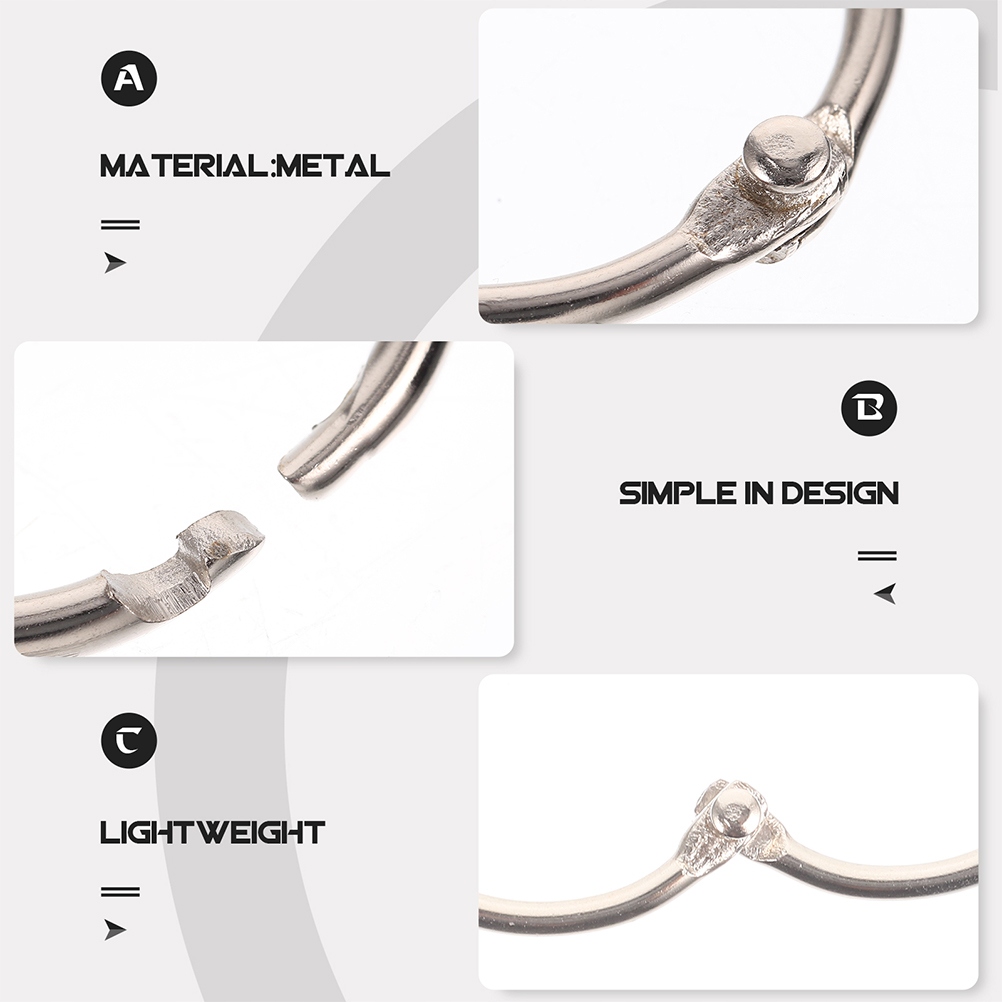 NOTATNIKI PIERŚCIENIOWE PIERŚCIONKI METALOWE 60 SZT Marka bez marki