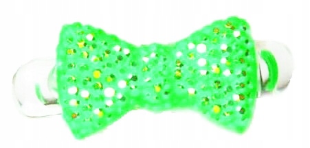 

Kokardki Diamenciki Spinki Małe Yorki Green Opal