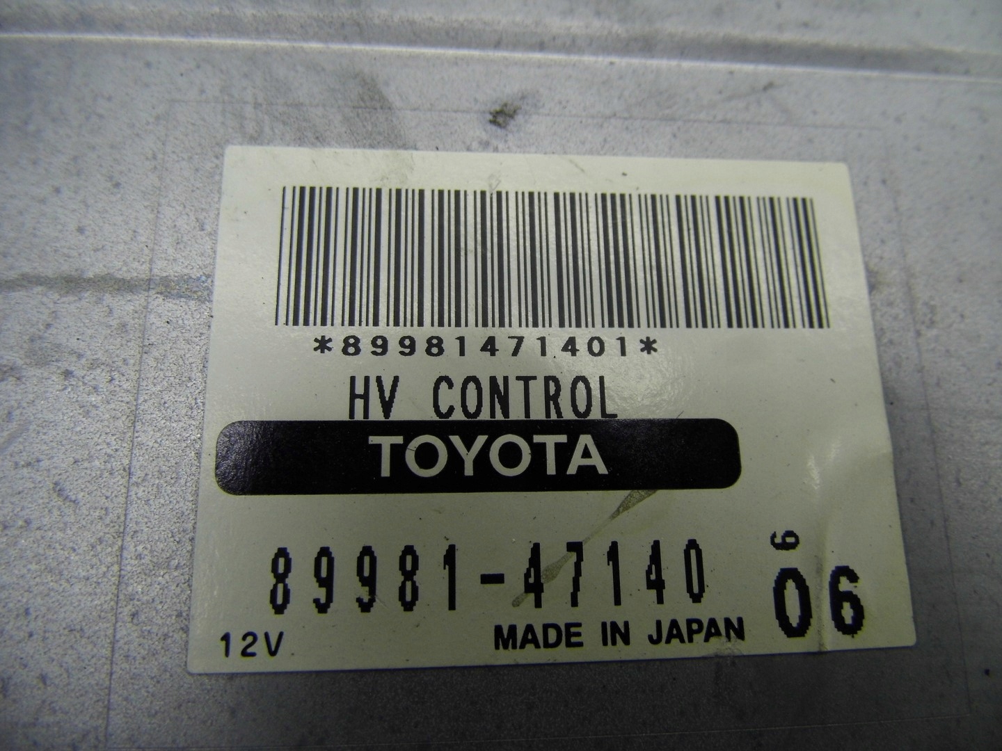 computer Motore TOYOTA PRIUS 1.5 16V 89981-47140