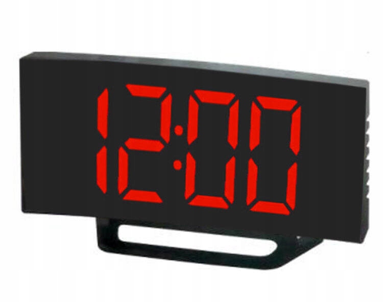 Zelený Čitelný Led Budík S Teploměrem Jvd SB3811.2 Alarm