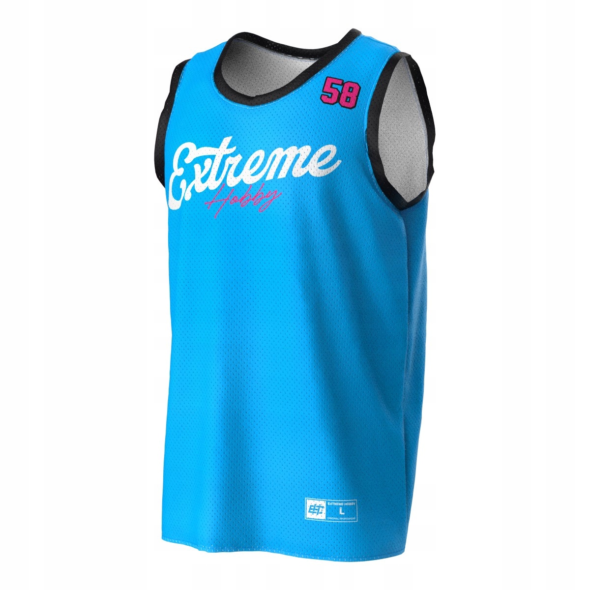 Tričko basketbalové tričko na ramínka Extreme Hobby Vibe 3XL Modré