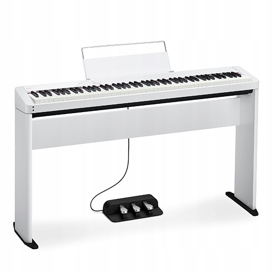 Casio PX-S1100 WE - białe pianino cyfrowe ZESTAW