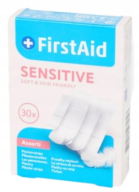 30 Sztuk Plastrów Sensitive Przyjazne Dla Skóry Wrażliwej