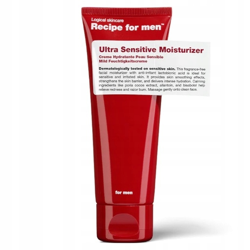 Recipe for men Ultra Sensitive Moisturizer krém na obličej