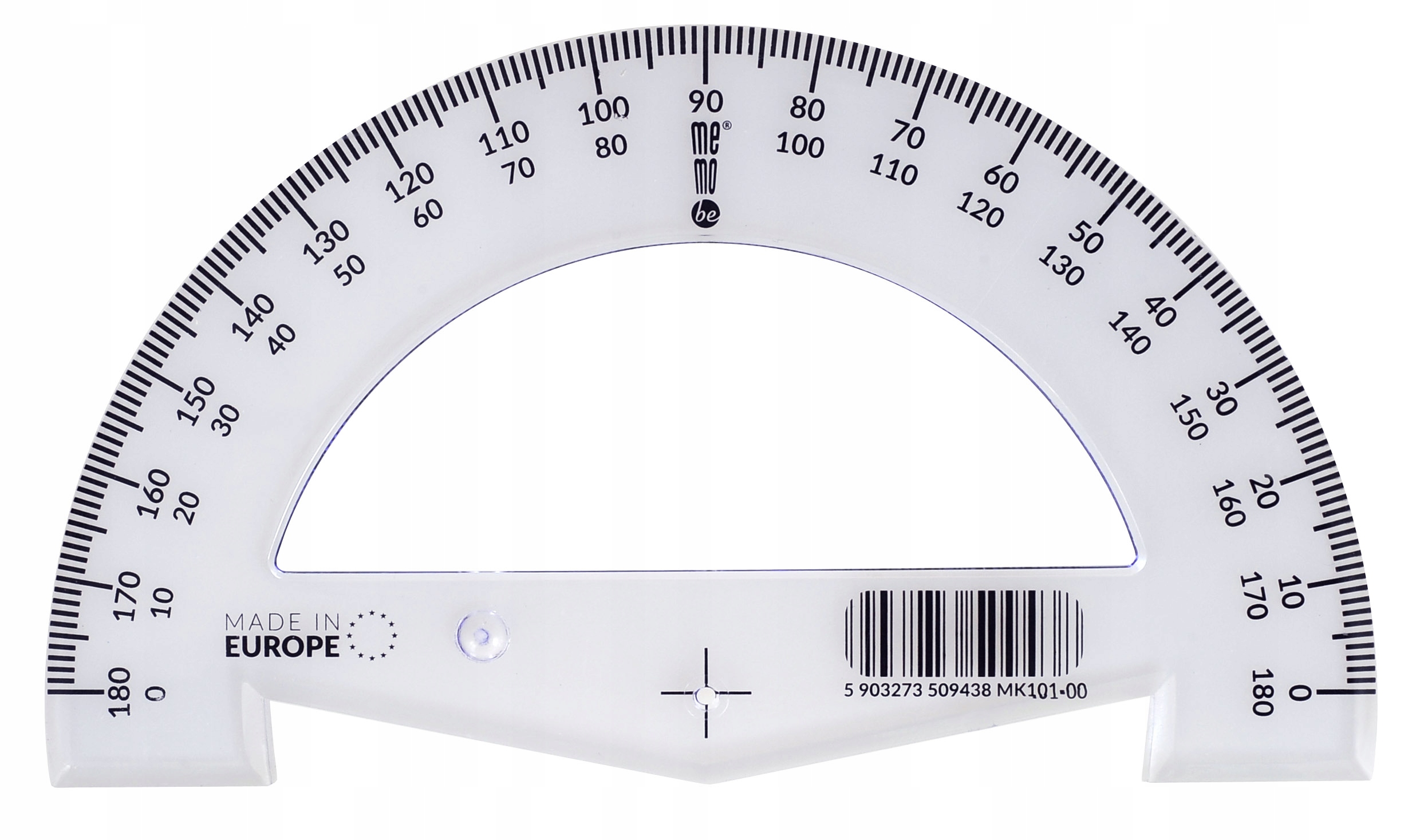 MemoBe Kątomierz 15 cm 180 stopni by Pratel