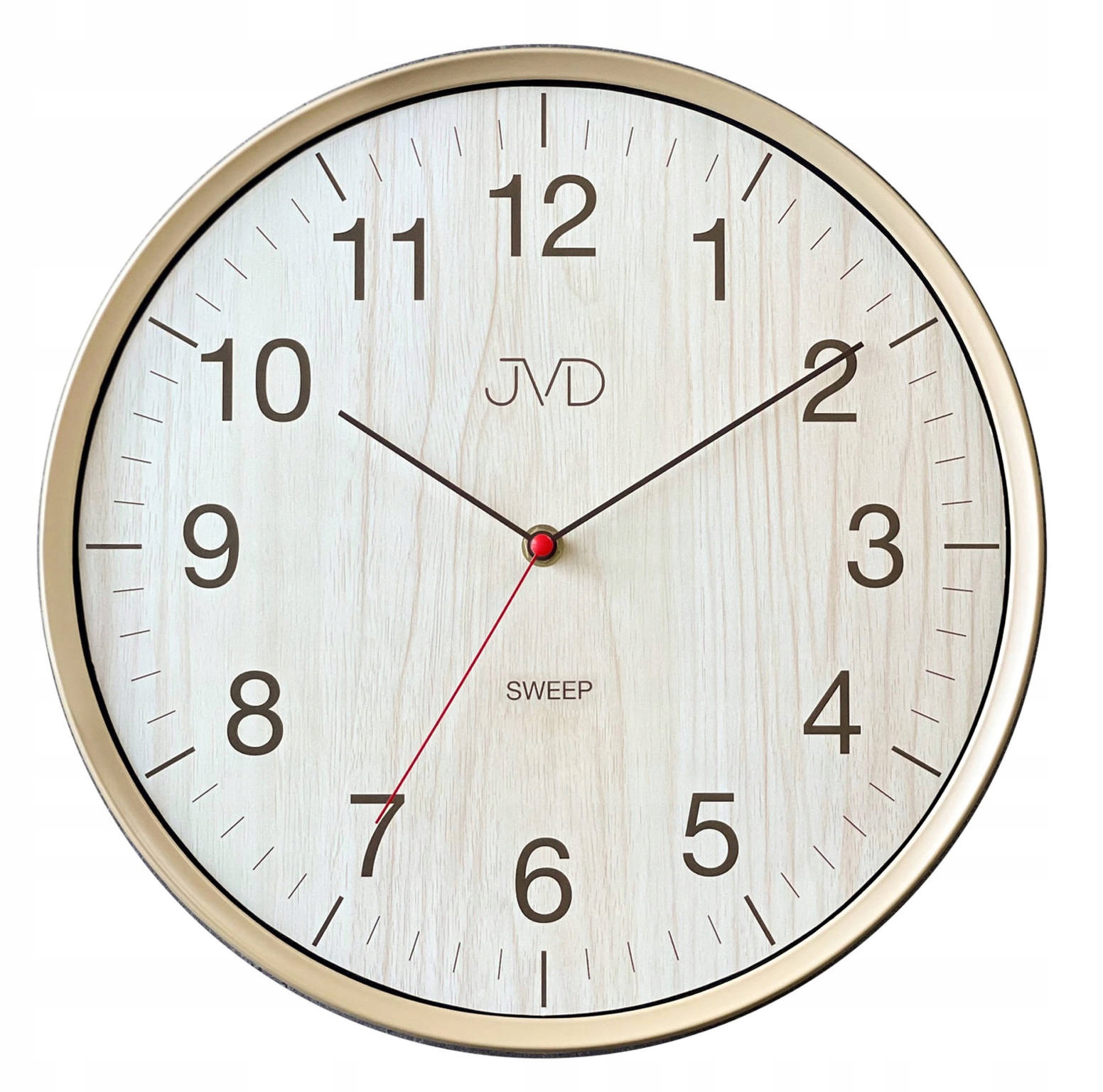 Cichy Zegar Ścienny Jvd HA17.2 fi 33 cm