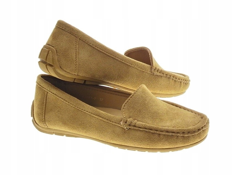 DAMSKIE ZAMSZOWE MOKASYNY Olive r.37 Kod producenta 9171P