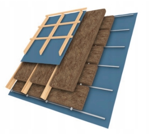 Wełna mineralna szklana CLIMWOOL 100 mm Grubość 100 mm