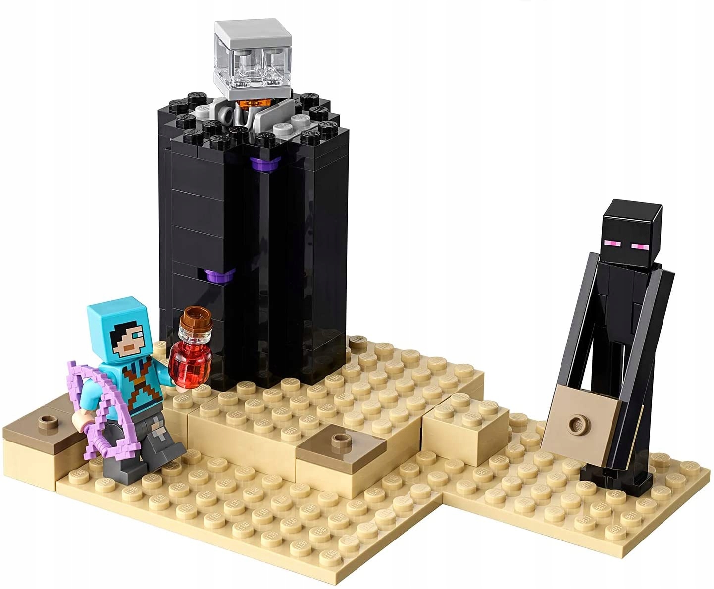 LEGO MINECRAFT 21151 Walka w Kresie Enderman Smok Bohater Minecraft