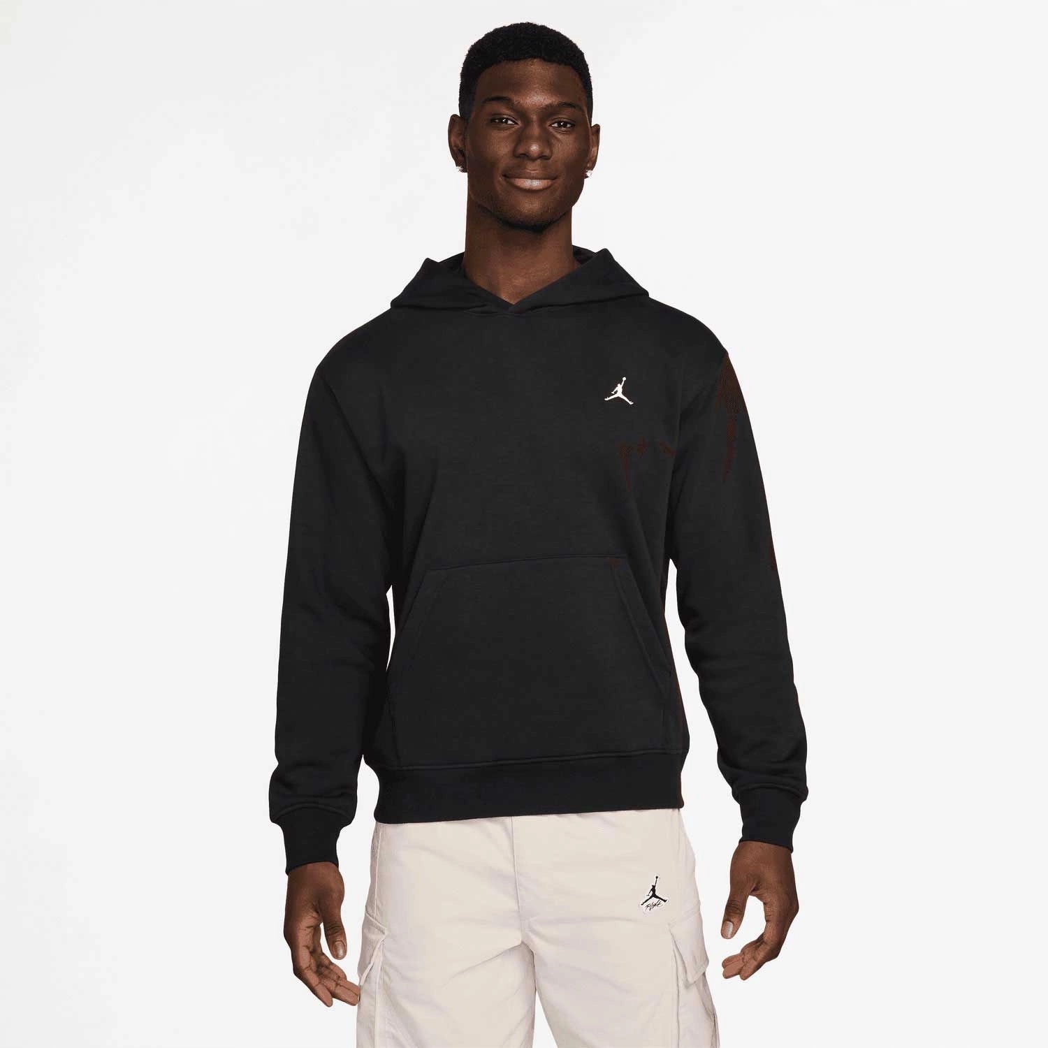 Bluza męska z kapturem kangurka Jordan Brooklyn Fleece FV7281-010 basic L