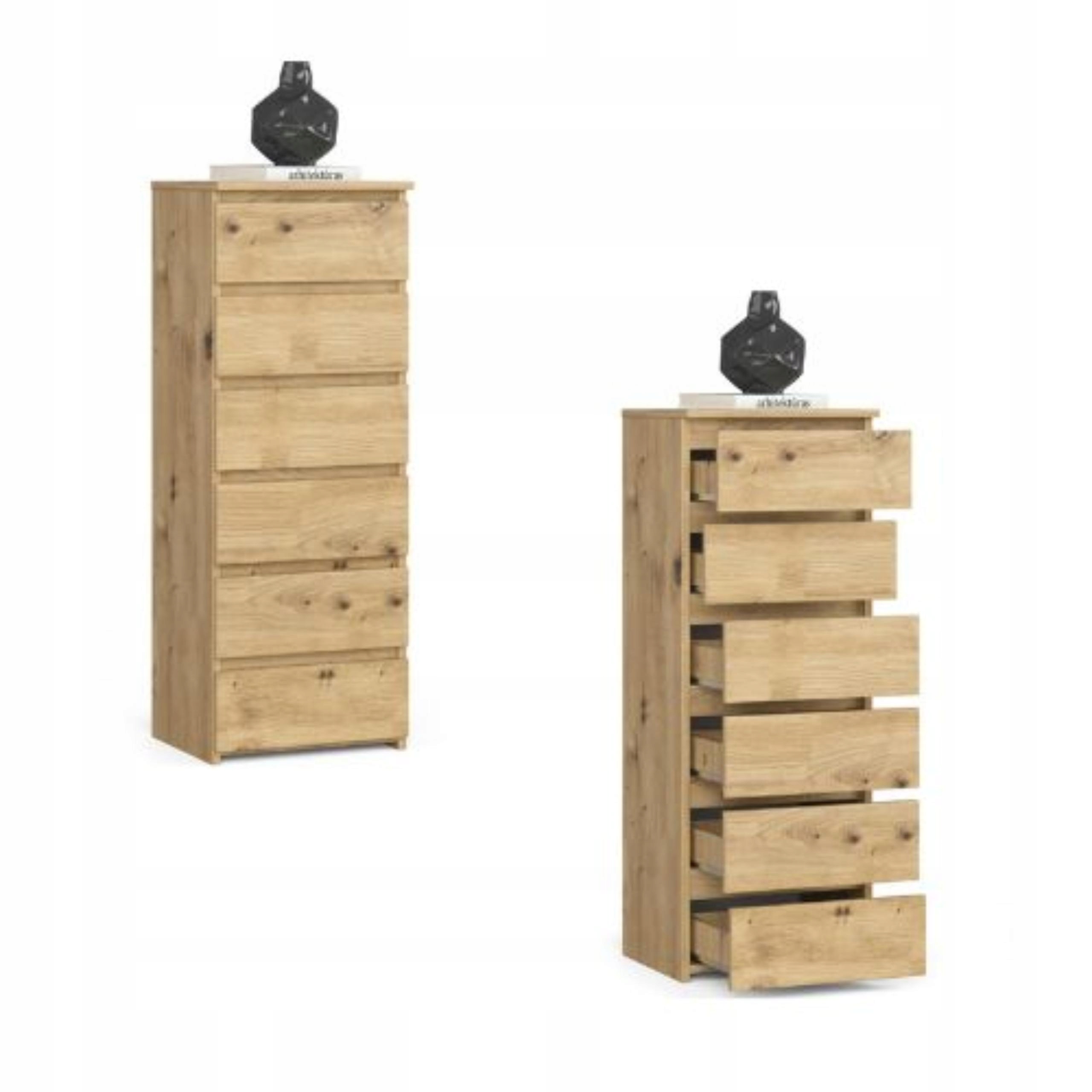 Komoda, skrinka 40 cm CL6 6 zásuviek artisan Akd