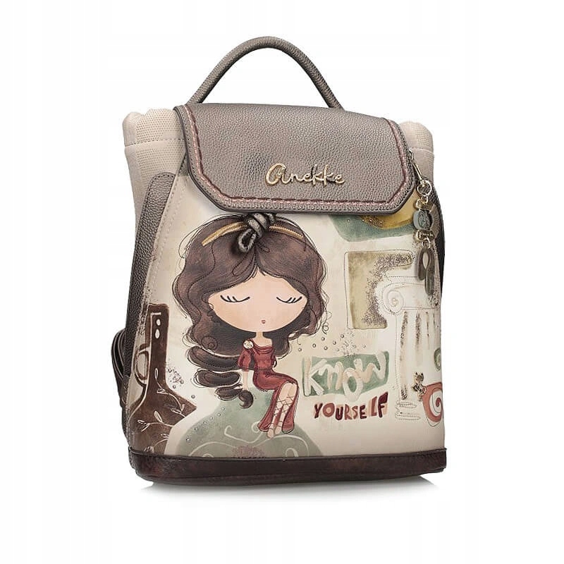 Batoh Anekke 42705-302 Mochila Backpack Muse jednokomorový s klopou