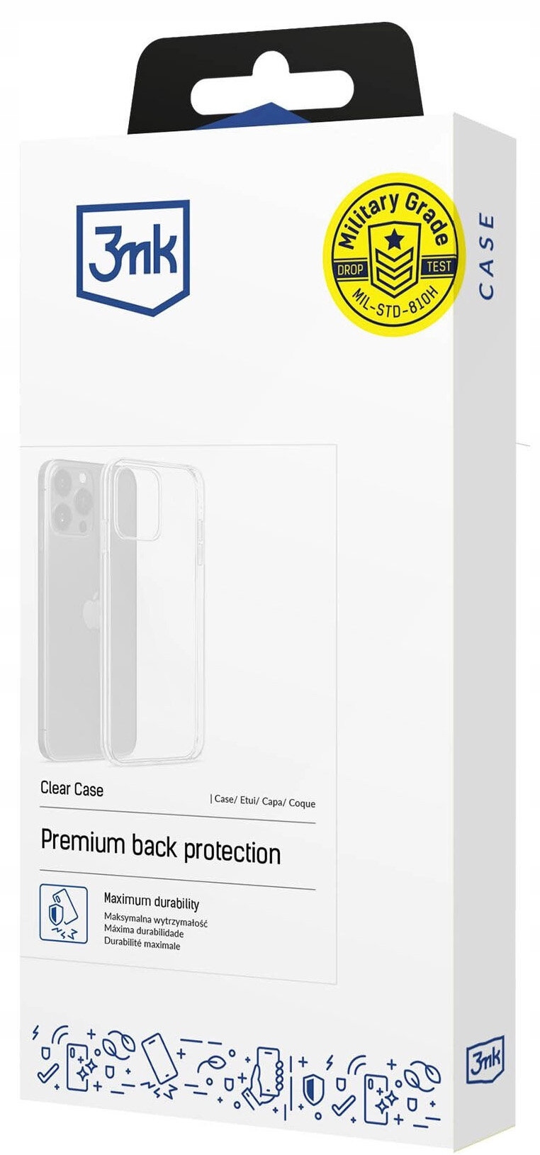 Etui 3mk Clear Case na Honor Magic 8 Lite przezroczyste 3mk Protection