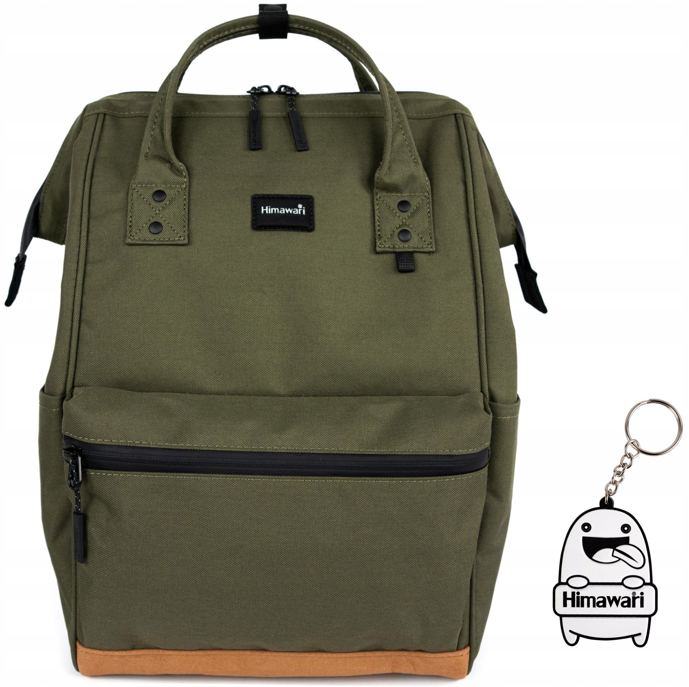 Batoh Himawari Cabin M prostorný notebook 14 palců Khaki