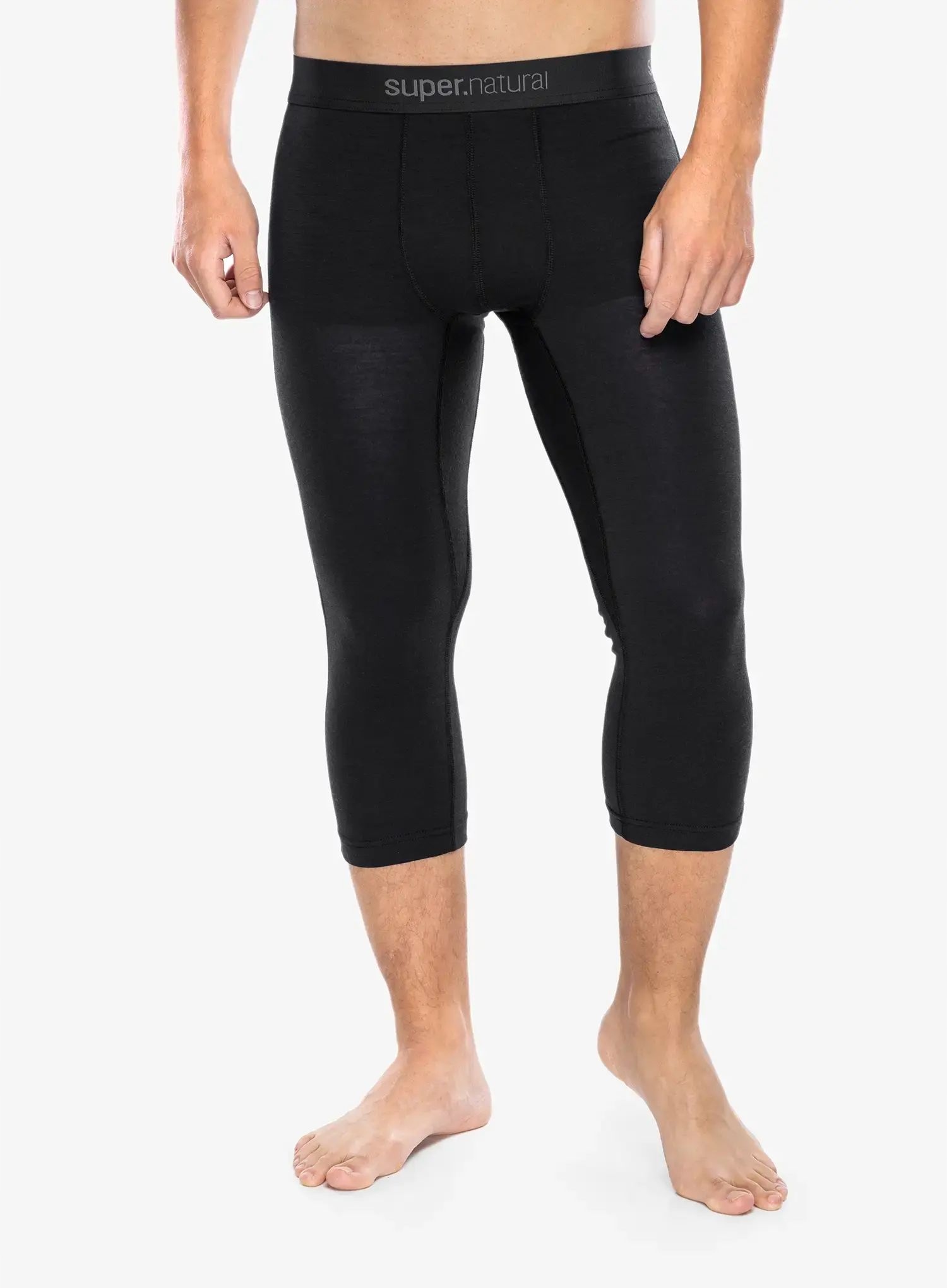 Termoaktivní legíny Super.natural Tundra175 Tight 3/4 jet black XXL